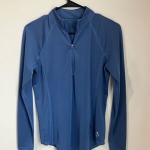 cold weather fitted quarter zip pullover